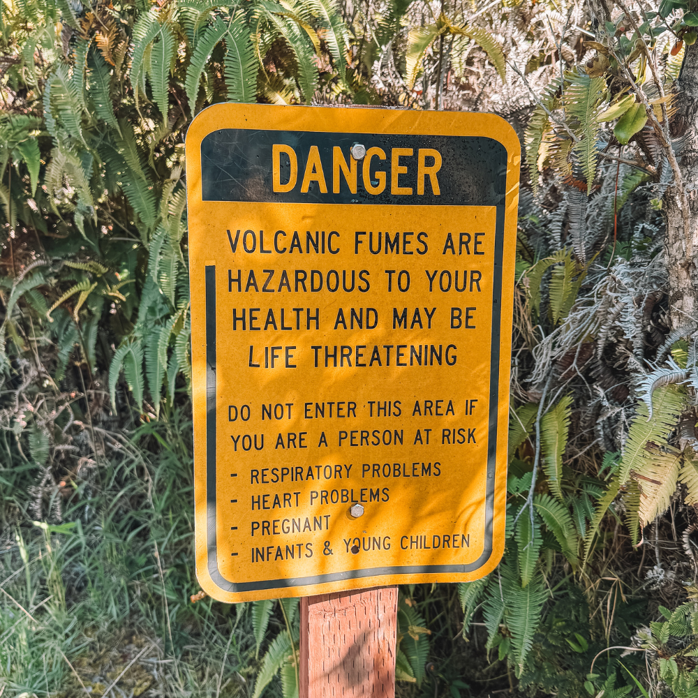Sulphur Banks Sign