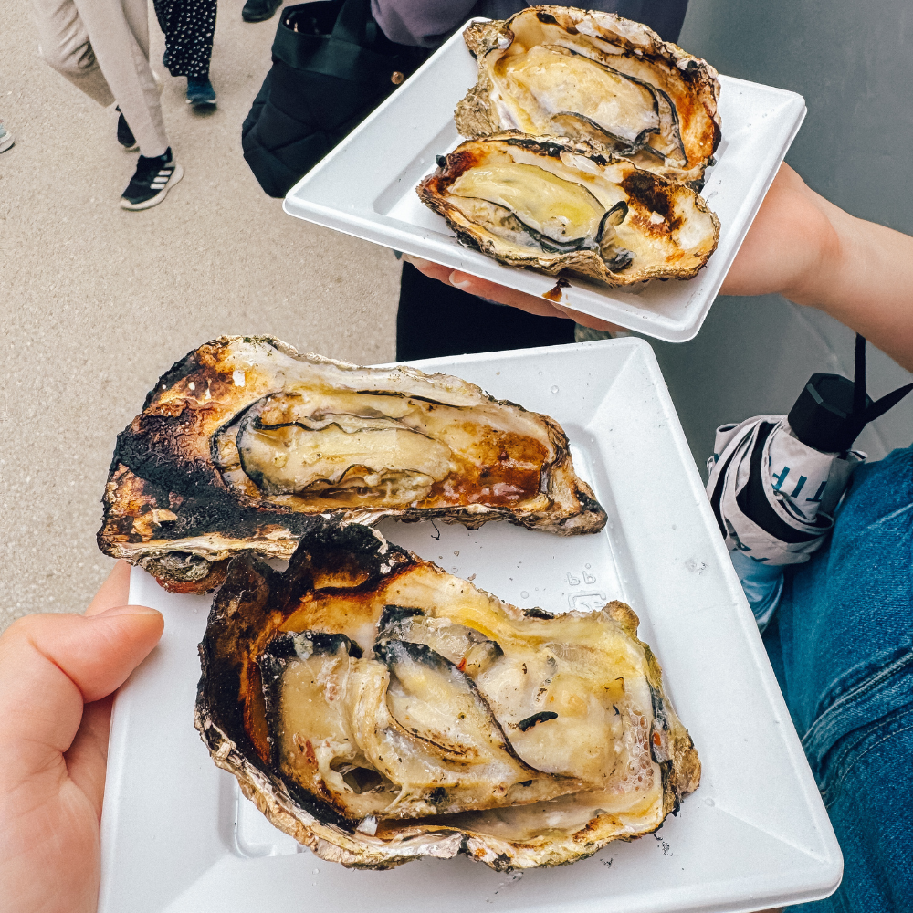 Miyajima Oysters - Grilled Garlic