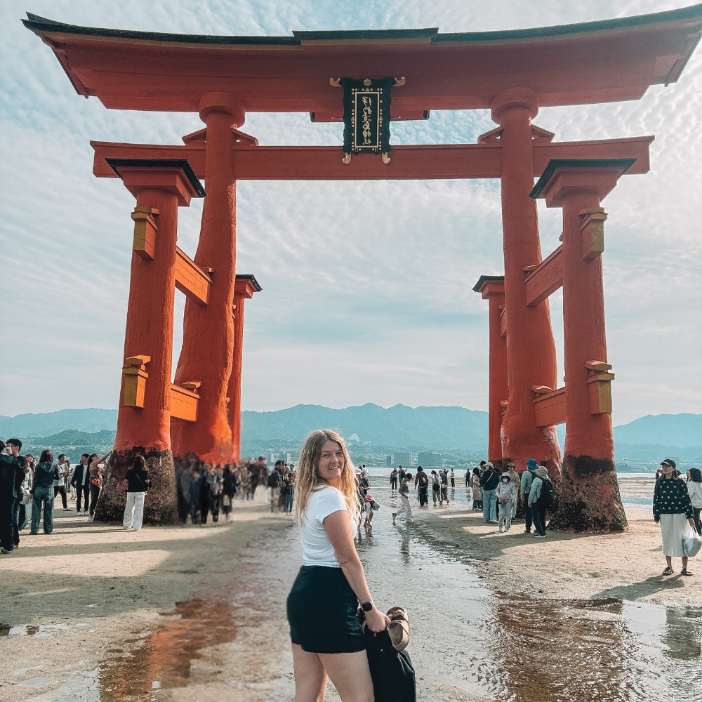O-Torii Gate of Itsukushima Shrine - Low Tide