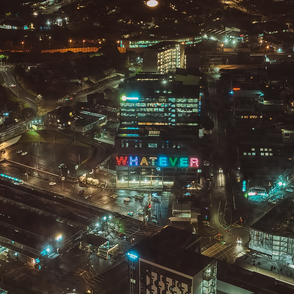 Auckland Sky Tower - Whatever Sign