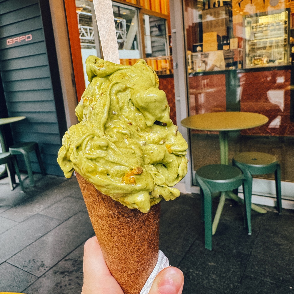 Get Ice Cream from Giapo - Matcha Hokey Pillow