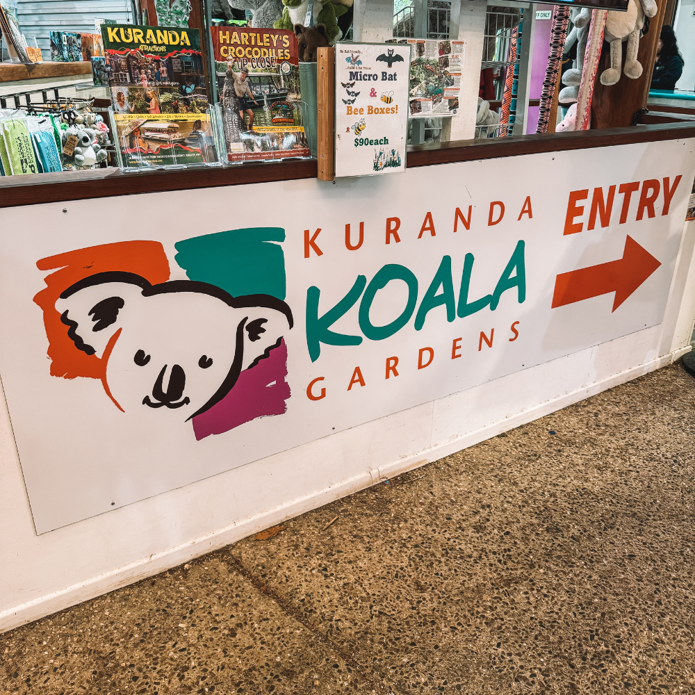 Kuranda Koala Gardens - Entry Sign
