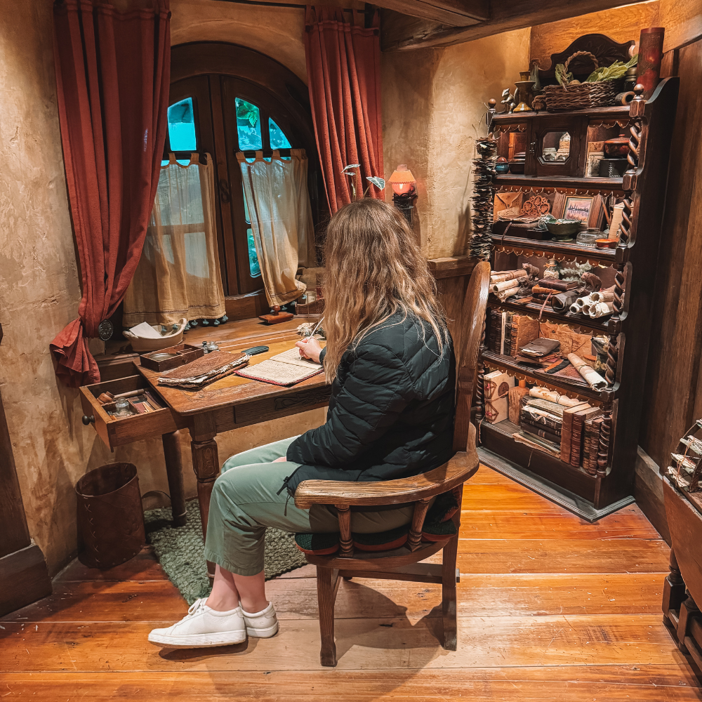 Taking the Tour - Bag Shot Row Writing Desk